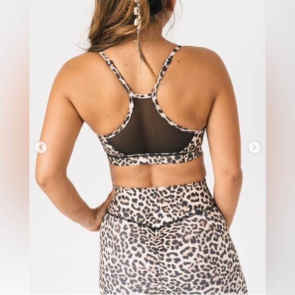 NWT Zyia Leopard 3-Piece Mix & Match Set, One Bra, Two Leggings, Size 4/XS - Picture 4 of 16